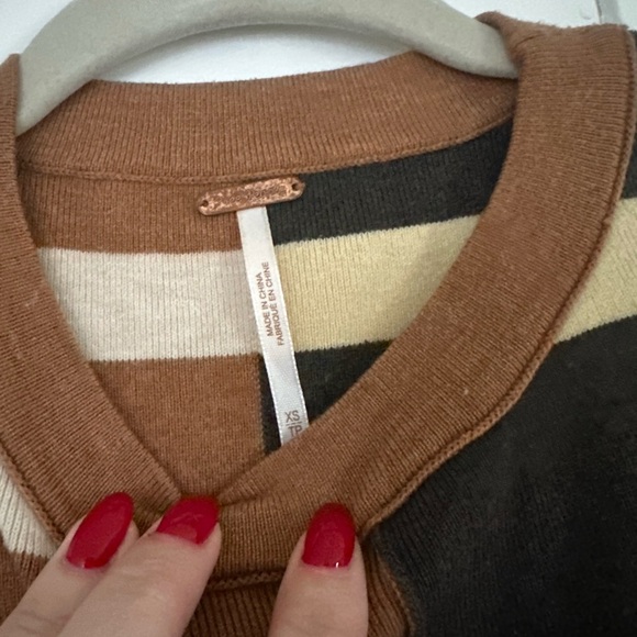 Free People Uptown Stripe Pullover - Picture 4 of 4